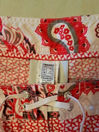 Pantalón de baño estampado paisley
