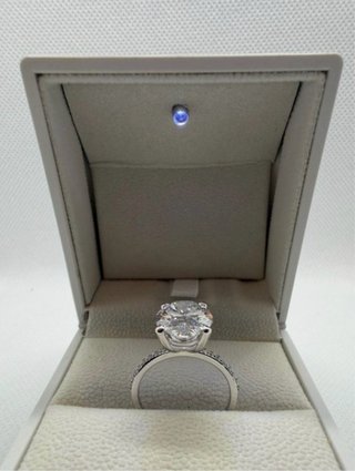 Anillo Diamante Lab 5 ct Ovalado