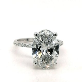 Anillo Diamante Lab 5 ct Ovalado