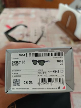 Occhiali da sole Ray-Ban State Street neri
