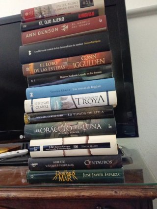 Libros, novela histórica principalmente