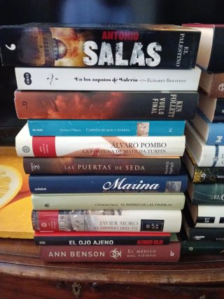 Libros, novela histórica principalmente