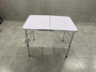 Mesas plegables aluminio 2 alturas