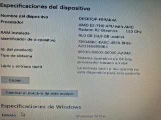HP SLIMLINE 260A,180NS Mini PC 16GB RAM DDR3