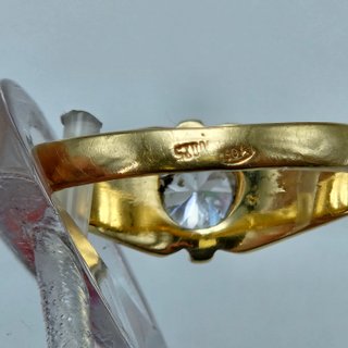 Anillo de Oro 18K, Solitario, 3,06gr, T-17