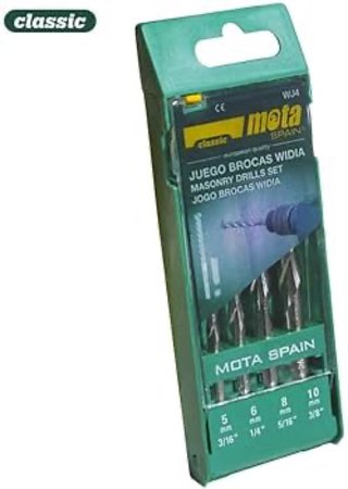 Juego 4 Brocas Masonry Widia Mota Spain