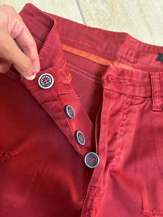 Pantaloni Uomo Rossi Strappati