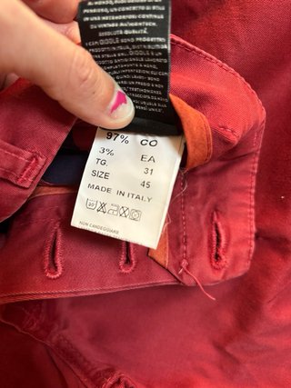 Pantaloni Uomo Rossi Strappati