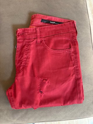 Pantaloni Uomo Rossi Strappati
