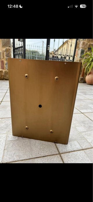 Cassetta postale in metallo color bronzo