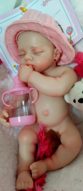 Bebé Reborn Silicona Completa 30cm
