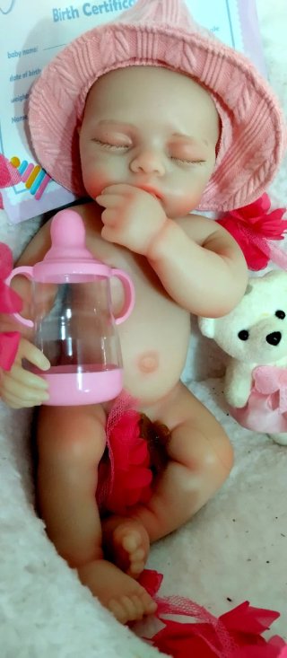 Bebé Reborn Silicona Completa 30cm