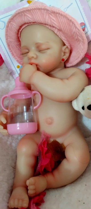 Bebé Reborn Silicona Completa 30cm
