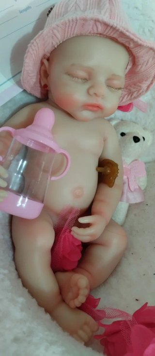 Bebé Reborn Silicona Completa 30cm