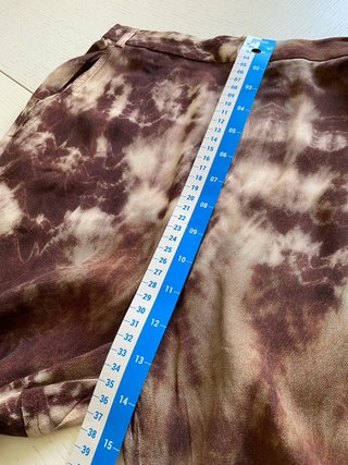 Pantaloni Zara vita alta fantasia tie-dye