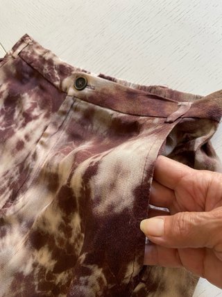 Pantaloni Zara vita alta fantasia tie-dye