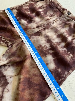Pantaloni Zara vita alta fantasia tie-dye