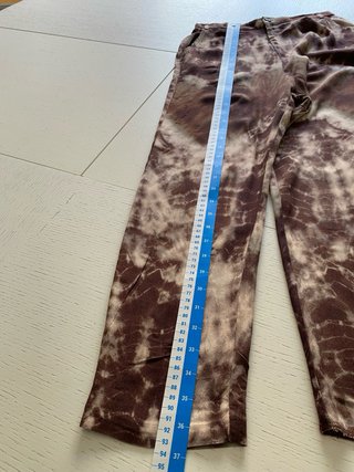 Pantaloni Zara vita alta fantasia tie-dye