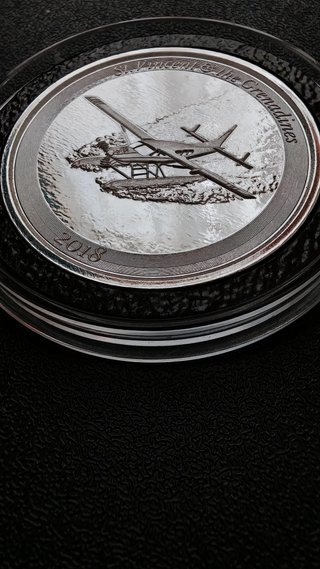 ST. VINCENT & GRENADINES 1 OZ PLATA .999 2018 ECCB