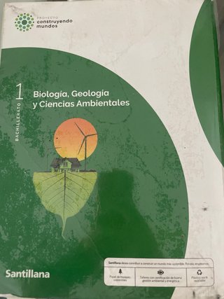 Biología, Geología y Ciencias Ambientales 1 Bach