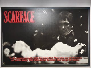 Cuadro Scarface Grande Contrachapado