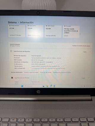 HP 15s-fq4xxx Plata