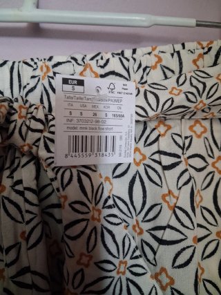 Pantalón corto Women'secret estampado