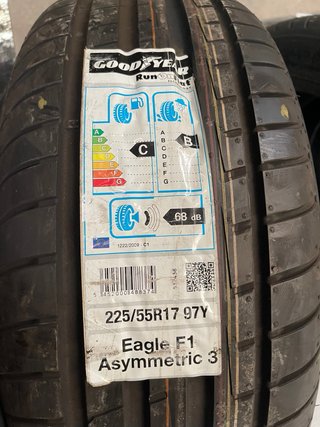4xNew 225/55 R17 97Y GoodYear Eagle F1 Asymmetric3