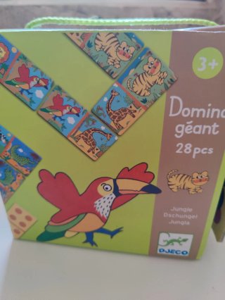 Dominó Gigante Djeco Jungle 28 Piezas