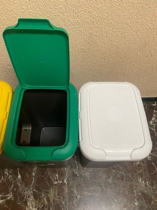 Conjunto 3 Cubos Basura Reciclaje