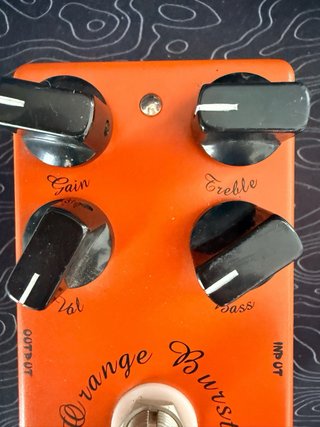 Pedal Guitarra Orange Burst Candine