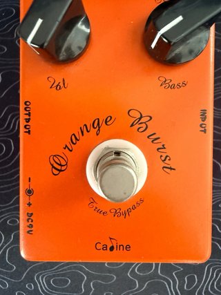Pedal Guitarra Orange Burst Candine