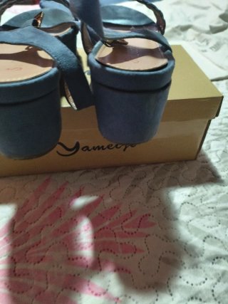 Sandalias Yameiji plataforma talla 38