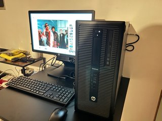 PC HP i7 20GB RAM SSD Win11 Pro + Monitor