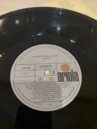 Vinilo Luis Eduardo Aute: Nudo