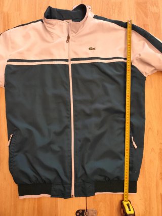 Chándal Lacoste Talla XL Verde y Blanco