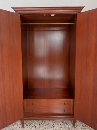Armario antiguo madera 3 cuerpos