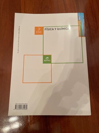 Física y química, 3o ESO y 2o ESO