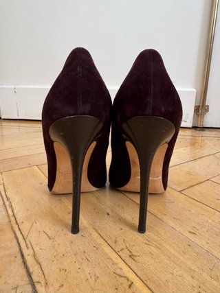 Zapatos de tacón morados