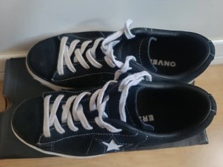 Converse One Star Plataforma Negro