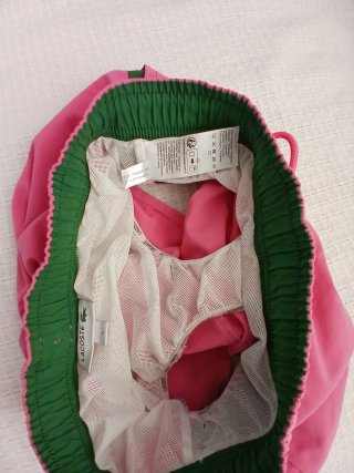 Bañador Lacoste Rosa Talla S