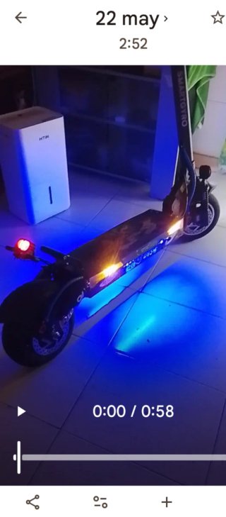 Patinete eléctrico frenos hidráulico suspensión