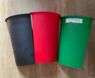 Cubo reciclaje Ikea 3 compartimentos