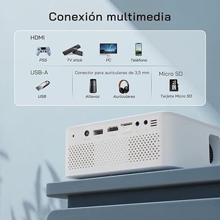Mini Proyector WOLFANG con Trípode