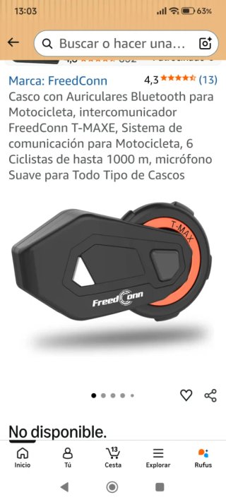 Intercomunicador Moto FreedConn T-MAX 6 Riders