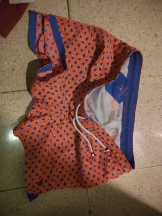Bañador niño estrellas rosa y azul