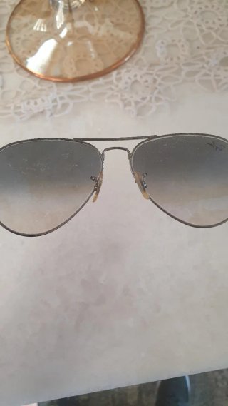 Occhiali da sole Ray-Ban Aviator marrone/viola