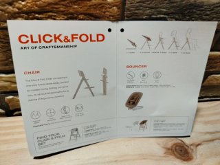 CYBEX Gold CLICK & FOLD Trona de madera Plegable
