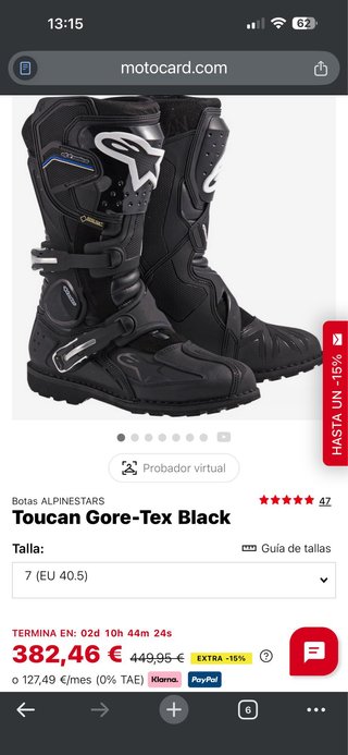 Botas Alpinestars Toucan Gore-Tex
