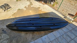 Kayak biplaza con remos y asientos